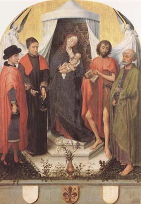 Rogier van der Weyden Madonna with Four Saints (mk08)